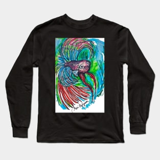 The Siamese fighting fish Long Sleeve T-Shirt